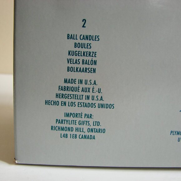 Partylite 3 Round Ball Candles Raspberry Cranberry 2 are BRAND NEW IN BOX NIB - Picture 5 of 6